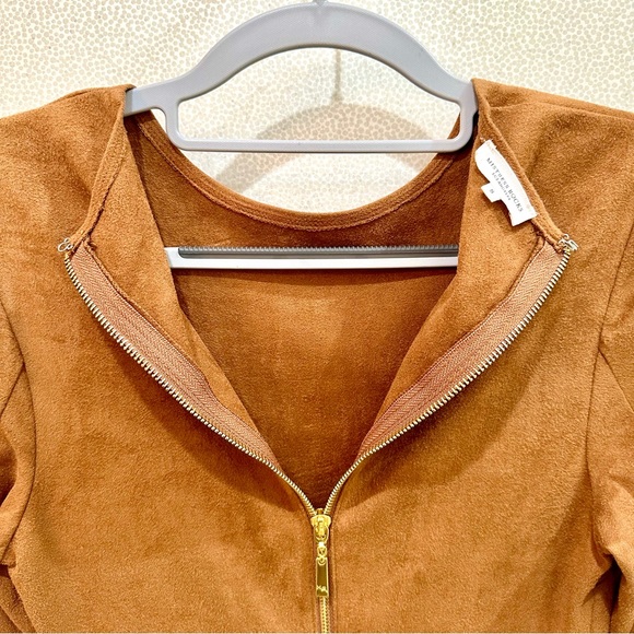 Sexy suede long sleeve dress, Mistress Rocks Los Angeles - Picture 4 of 5